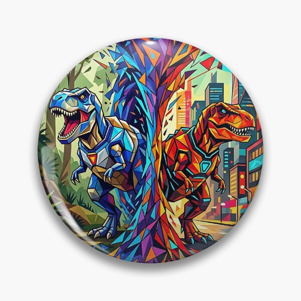 Item preview, Two T-Rex designed and sold by PP&RAINBOW SHOP.