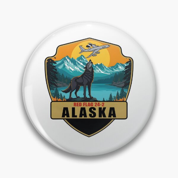 Item preview, Red Flag-Alaska 24-2 Commemorative Shield Patch designed and sold by CharlieDesings.