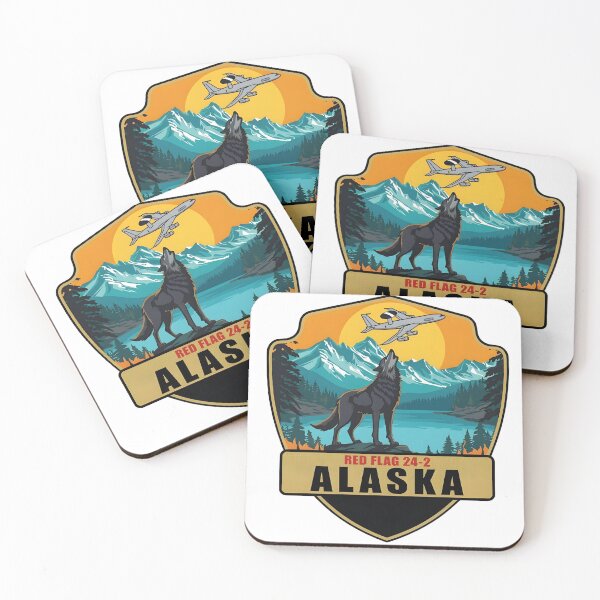 Item preview, Red Flag-Alaska 24-2 Commemorative Shield Patch designed and sold by CharlieDesings.