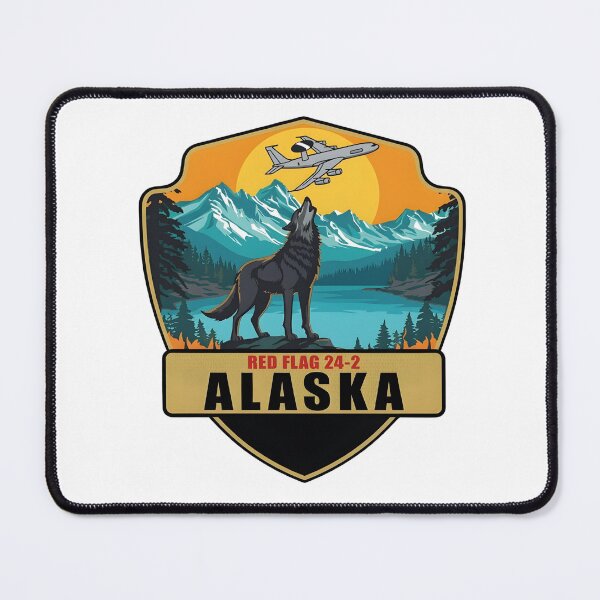 Item preview, Red Flag-Alaska 24-2 Commemorative Shield Patch designed and sold by CharlieDesings.