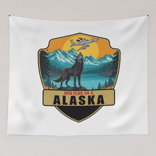 Item preview, Red Flag-Alaska 24-2 Commemorative Shield Patch designed and sold by CharlieDesings.