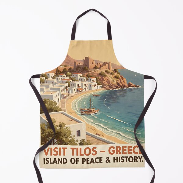 Item preview, Tilos Greece, Greek Island Vintage Travel Tourism designed and sold by TravelersGems.