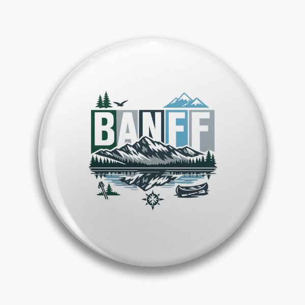 Item preview, Banff Retro Vintage Travel Shirt designed and sold by SJarts Creative Studio.