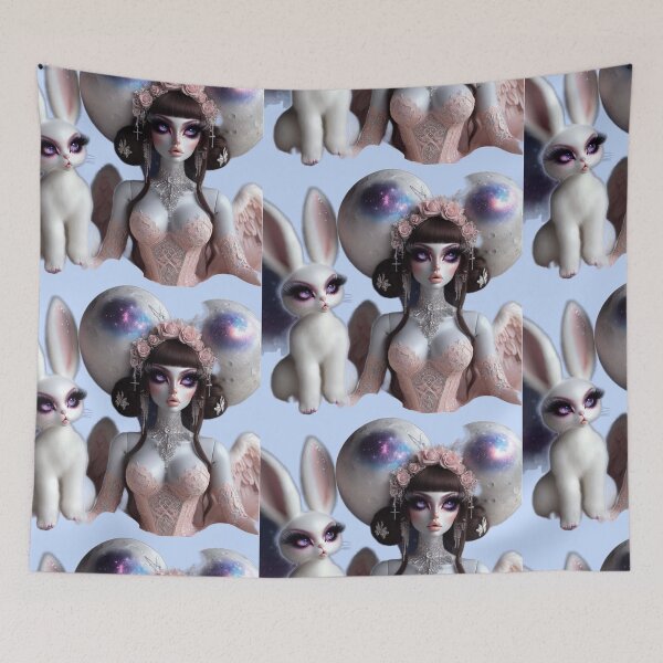 Item preview, Galaxy Hair Queen & Big Lashes Alien Kitty designed and sold by LujziWorld.