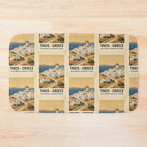 Item preview, Tinos Greece, Greek Island Vintage Travel Tourism designed and sold by TravelersGems.
