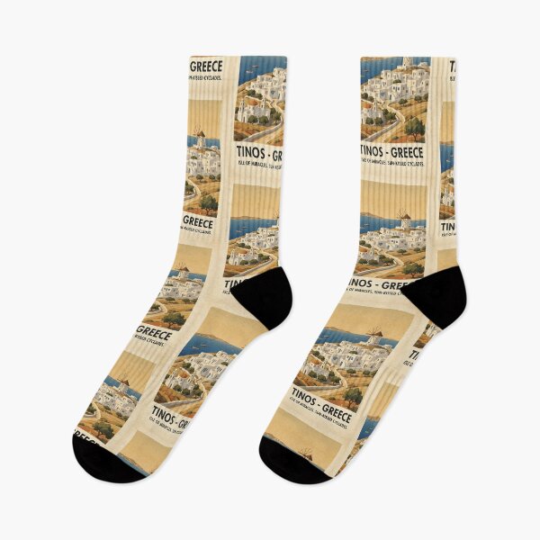 Item preview, Tinos Greece, Greek Island Vintage Travel Tourism designed and sold by TravelersGems.