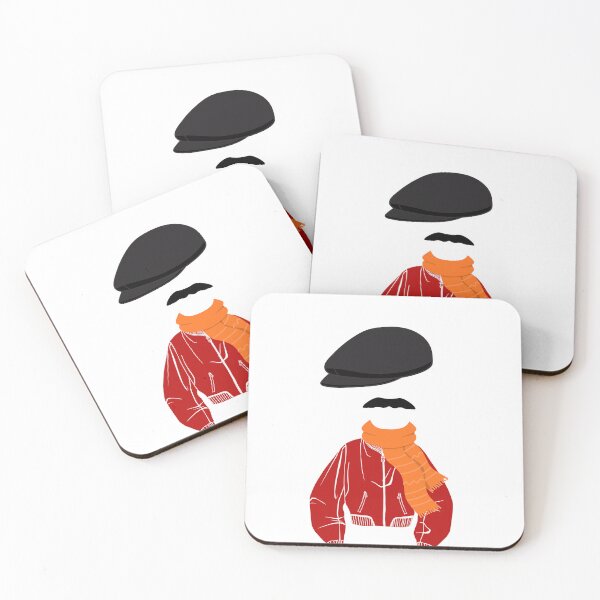 Item preview, Trendy Red Bomber Jacket and Orange Scarf Line Art Illustration for Street Style Apparel designed and sold by Atlasoloji.