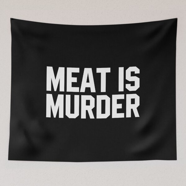 Item preview, Meat Is Murder - Funny Vergan Quote designed and sold by divanagebazy.