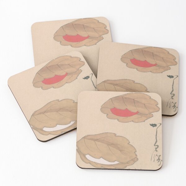 Item preview, Kashiwa Mochi Wagashi Art - Vintage Japanese Sweet Illustration designed and sold by vekotpu.