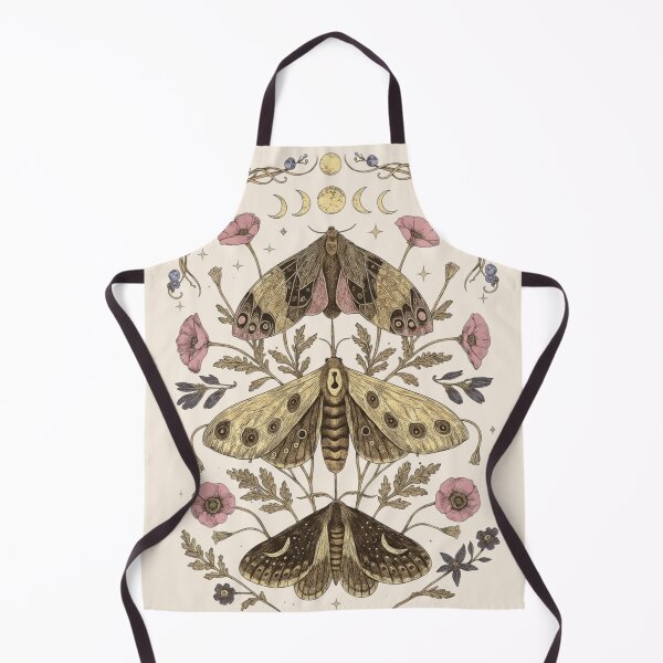 Item preview, Vintage, Moth Moon, Washed Boho Gothic Nature designed and sold by toongstudio.