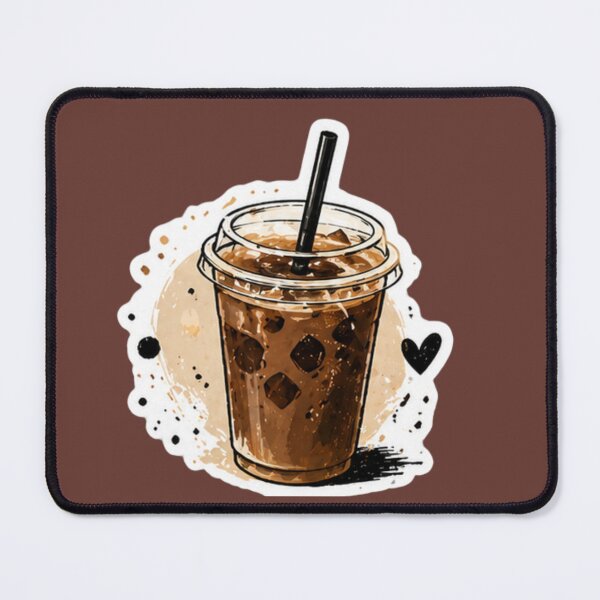 Item preview, Cute Iced Coffee Sticker | Cozy Cold Brew Aesthetic designed and sold by WeirdSketcher.