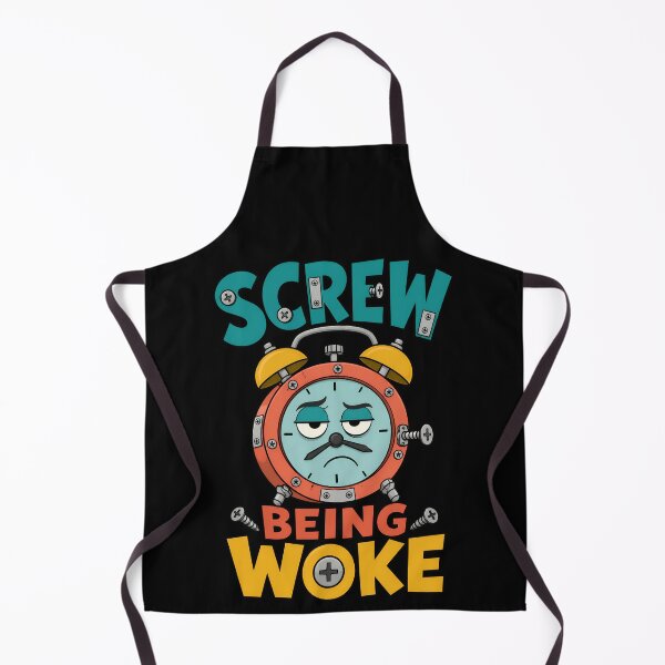 Item preview, Screw Being Woke Funny Alarm Clock Quote designed and sold by TeeTimeTreasure.