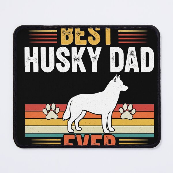 Item preview, Best Husky Dad Ever Minimalist Funny Dog Owner Gift Tee designed and sold by Designs-RZ.