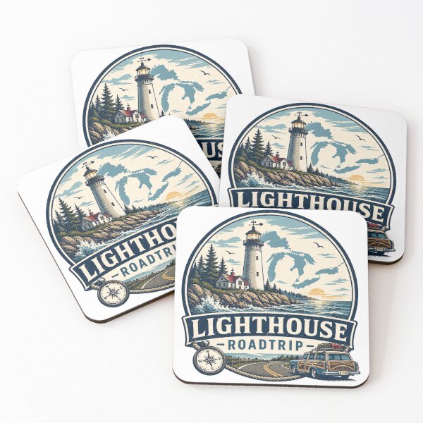 Item preview, Lighthouse Roadtrip designed and sold by greatlakesimage.