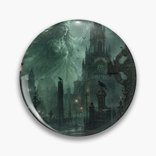 Item preview, The Cemetery of the Banshee Queen | Dublin Gothic Horror designed and sold by kabucino.