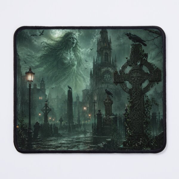 Item preview, The Cemetery of the Banshee Queen | Dublin Gothic Horror designed and sold by kabucino.