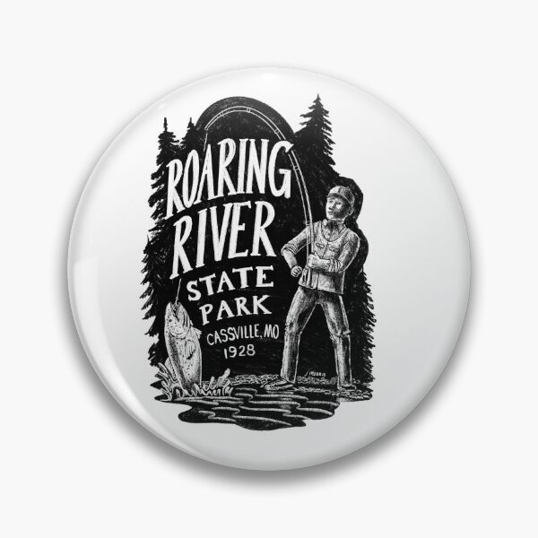 Item preview, Roaring River State Park Fisherman  designed and sold by John Morris Illustration.