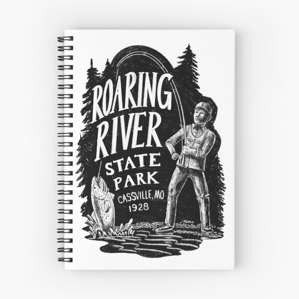 Item preview, Roaring River State Park Fisherman  designed and sold by John Morris Illustration.