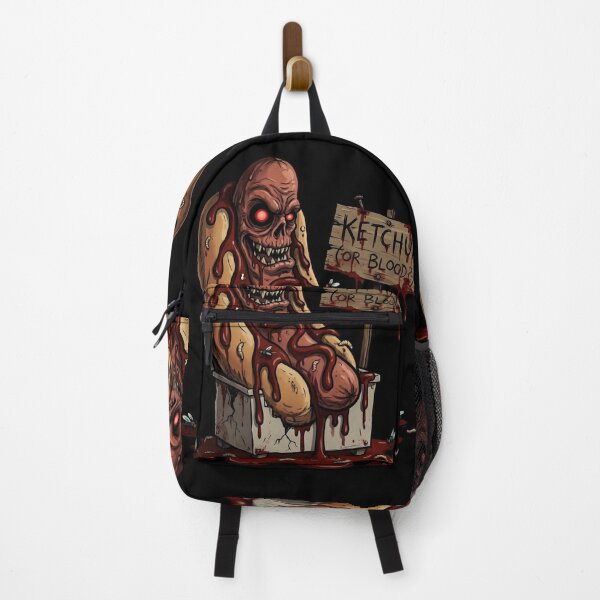 Item preview, Creepy Hot Dog — Terrifying Cartoon-Style Hot Dog designed and sold by David Mateo ArtWorks.