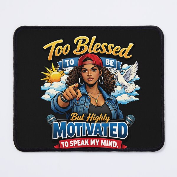 Item preview, Fortunate Motivated Woman Communicating Thoughts designed and sold by Tsugraf Designs.