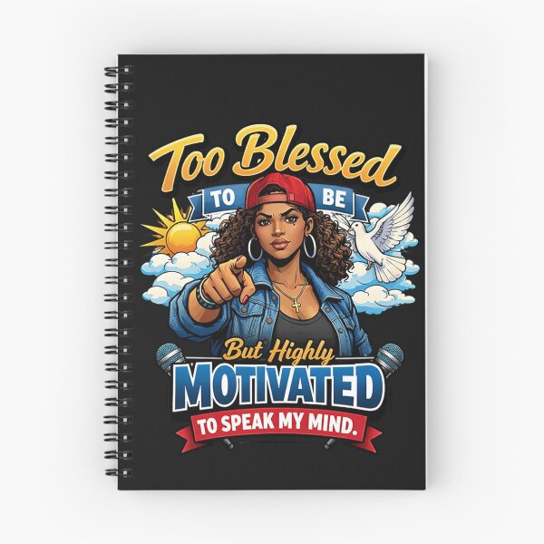 Item preview, Fortunate Motivated Woman Communicating Thoughts designed and sold by Tsugraf Designs.