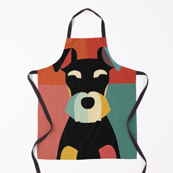 Item preview, Colorful Geometric schnauzer Portrait designed and sold by lautir.