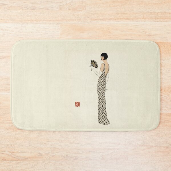 Item preview, Art Deco Flapper Woman in Geometric Dress designed and sold by goldcov.