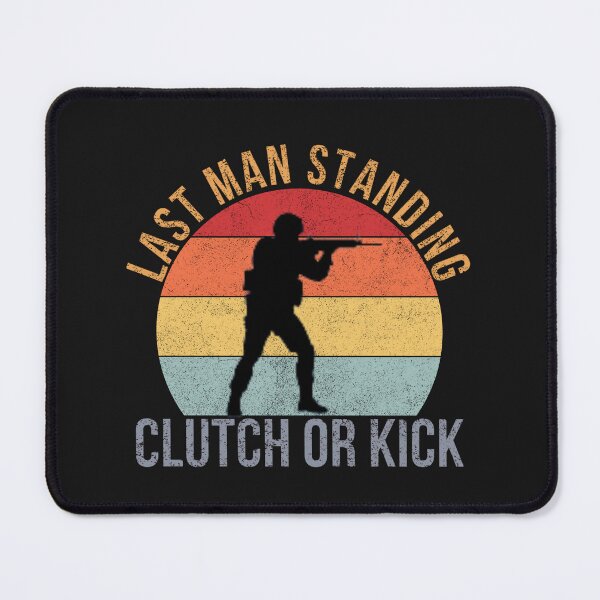 Item preview, Retro Last Man Standing - Clutch or Kick Gaming Design designed and sold by 2msons.