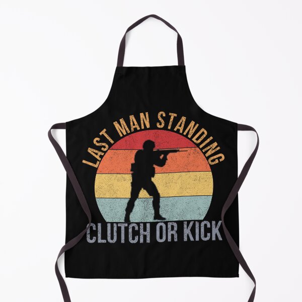 Item preview, Retro Last Man Standing - Clutch or Kick Gaming Design designed and sold by 2msons.