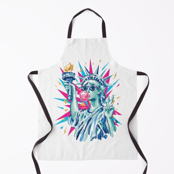 Item preview, Preppy Statue of Liberty Blowing Bubble Gum, 4th of July designed and sold by toongstudio.