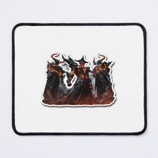 Item preview, Epic Volcanic Demon Warriors Artwork designed and sold by Farheen786.