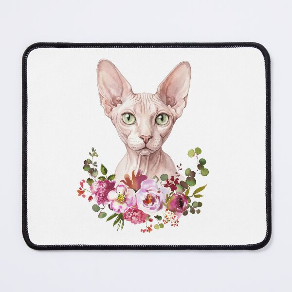 Item preview, Watercolor Sphynx Cat designed and sold by Liededrom..