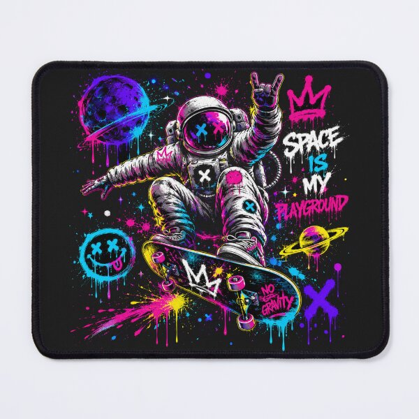 Item preview, Astro Skater Graffiti Shirt | Space Streetwear Art designed and sold by JustResultsCo.