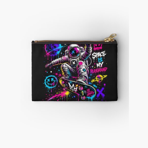 Item preview, Astro Skater Graffiti Shirt | Space Streetwear Art designed and sold by Golden Era Studio.