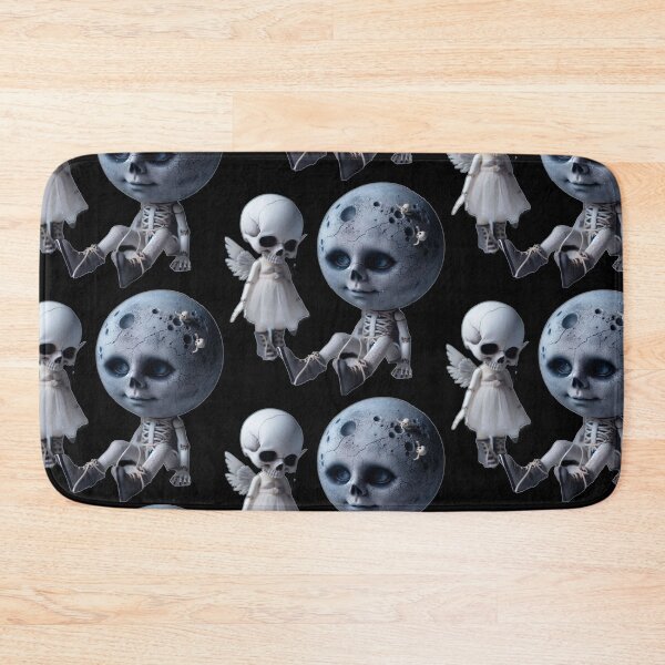 Item preview, Cracked Moon Child & Little Skull Angel designed and sold by LujziWorld.