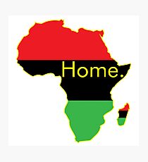 Africa is Home. Garvey Photographic Print