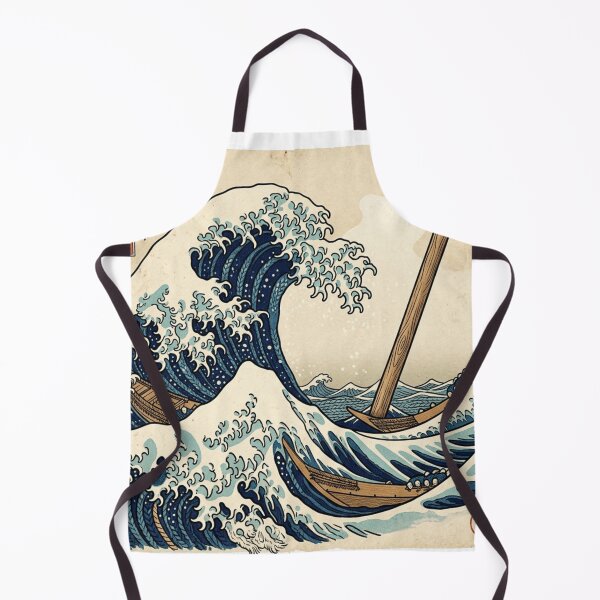 Item preview, The Great Wave Of Yarn Japanese Ukiyo-e Crafter designed and sold by Retro Mood Co.