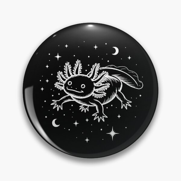 Item preview, Ajolote Cósmico, Anfibio Minimalista, Dibujo Lineal en Blanco y Negro designed and sold by NaturEdeN.