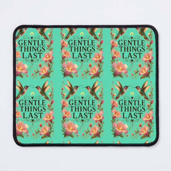 Item preview, Gentle Things Last, Romantic Hummingbird Aesthetic Design designed and sold by JagrDesigns.