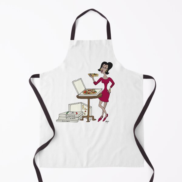 Item preview, Italian Waistline – Funny Pizza Diet Girl Surreal Art designed and sold by MyxaART.