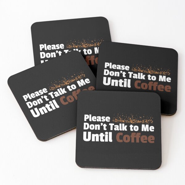 Item preview, Don’t Talk Until Coffee Shirt – Introvert Coffee Work Classic T-Shirt designed and sold by Line-Mood1⭐️⭐️⭐️⭐️⭐️.
