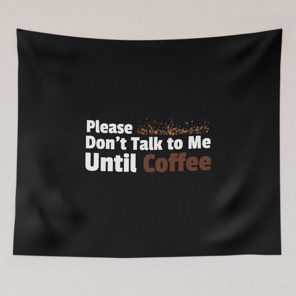 Item preview, Don’t Talk Until Coffee Shirt – Introvert Coffee Work Classic T-Shirt designed and sold by Line-Mood1⭐️⭐️⭐️⭐️⭐️.