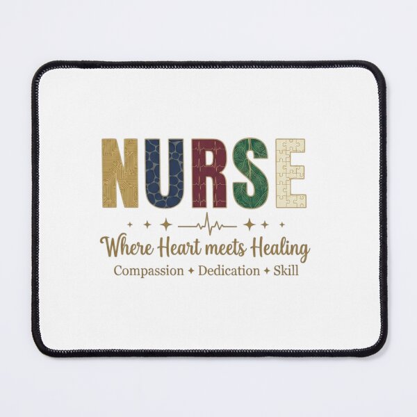 Item preview, Nurse Heartbeat Dedication Strength designed and sold by laughingshirts.