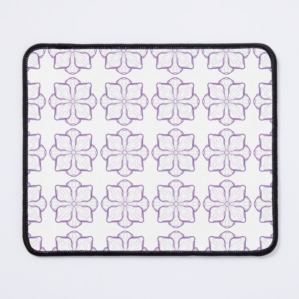 Item preview, Minimal Purple Flower Pattern Clean Modern Line Design designed and sold by EL-Lebedenko.