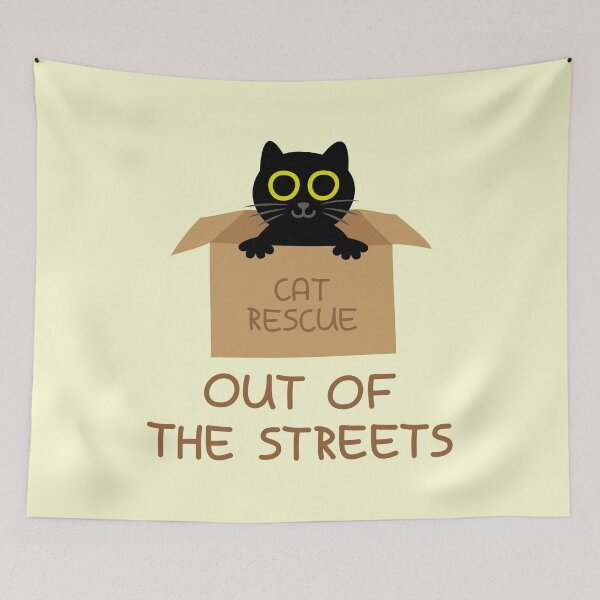 Item preview, Out of the Streets - Cat Rescue Box designed and sold by fishdesigns.