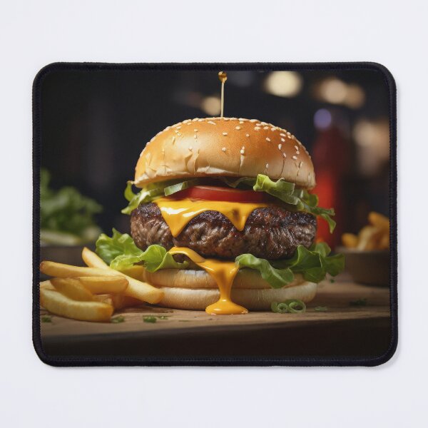 Item preview, Gourmet Cheeseburger Indulgence designed and sold by Prachodayat Artworks.