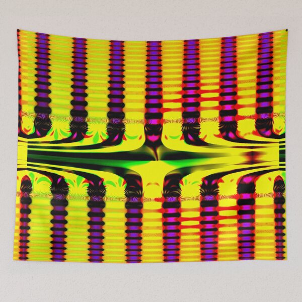 Item preview, Abstract Pattern "Yellow, blue, green, red"  designed and sold by Gluecknika.