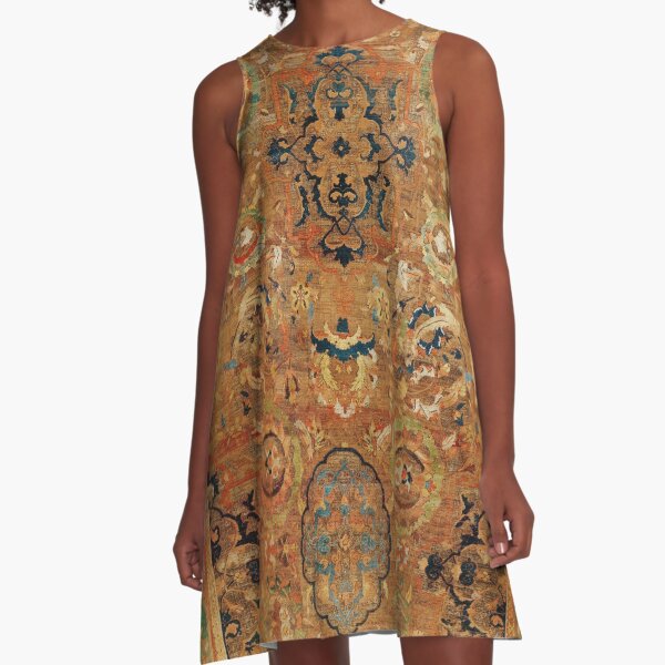 Item preview, Doria Antique Persian Carpet Print designed and sold by Vicky Brago-Mitchell®.