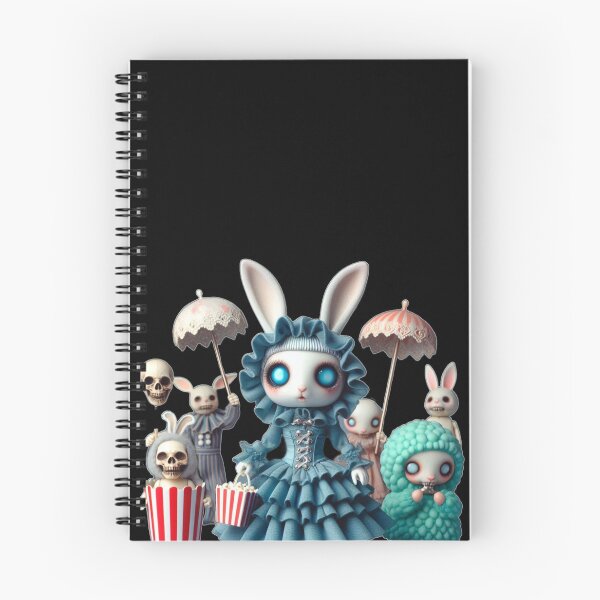 Item preview, Gothic Circus Bunny & the Popcorn Chaos designed and sold by LujziWorld.