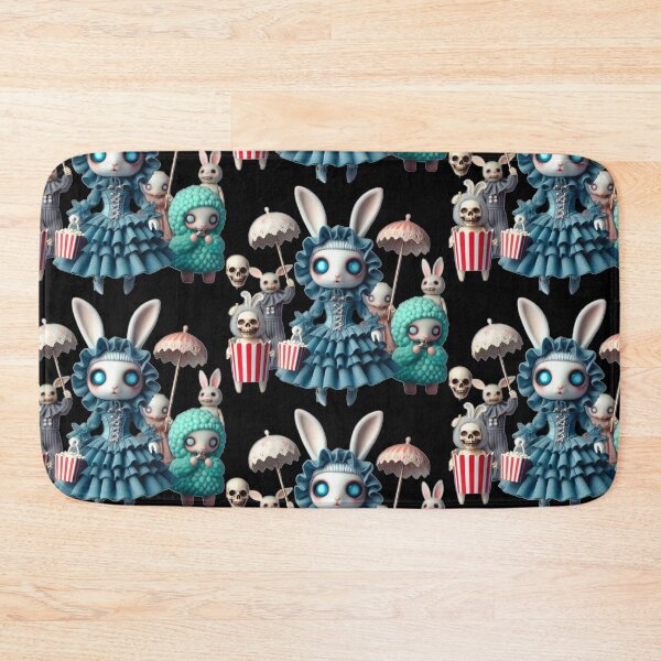 Item preview, Gothic Circus Bunny & the Popcorn Chaos designed and sold by LujziWorld.